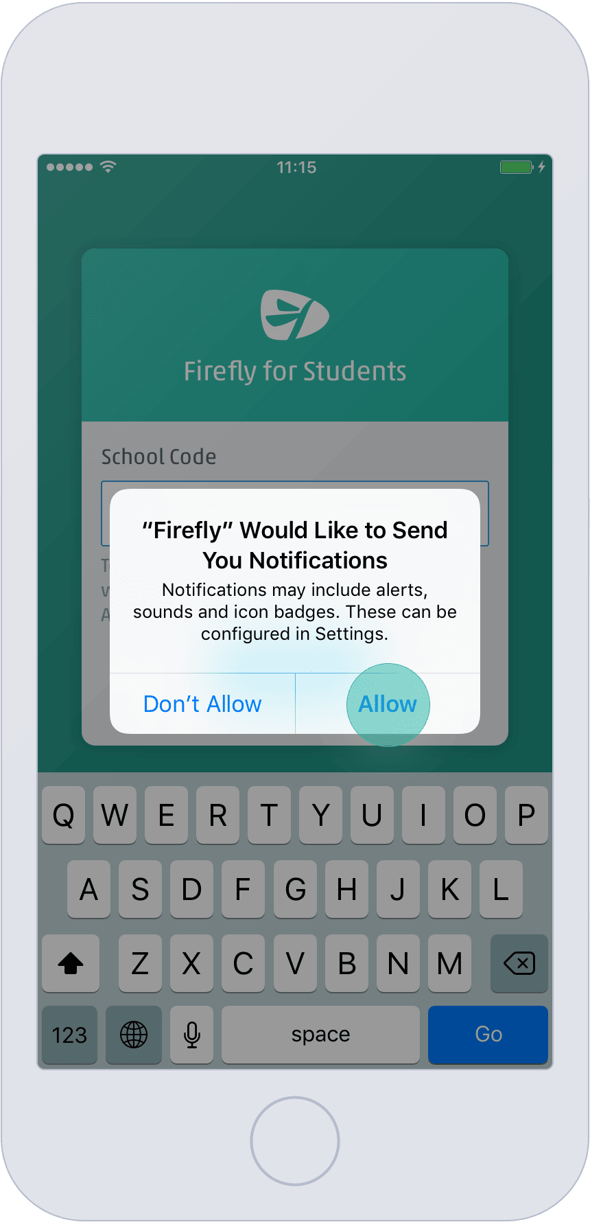 FireFly App Notification